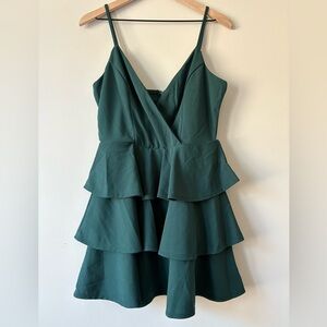 ROWA Tiered Ruffle Mini Dress